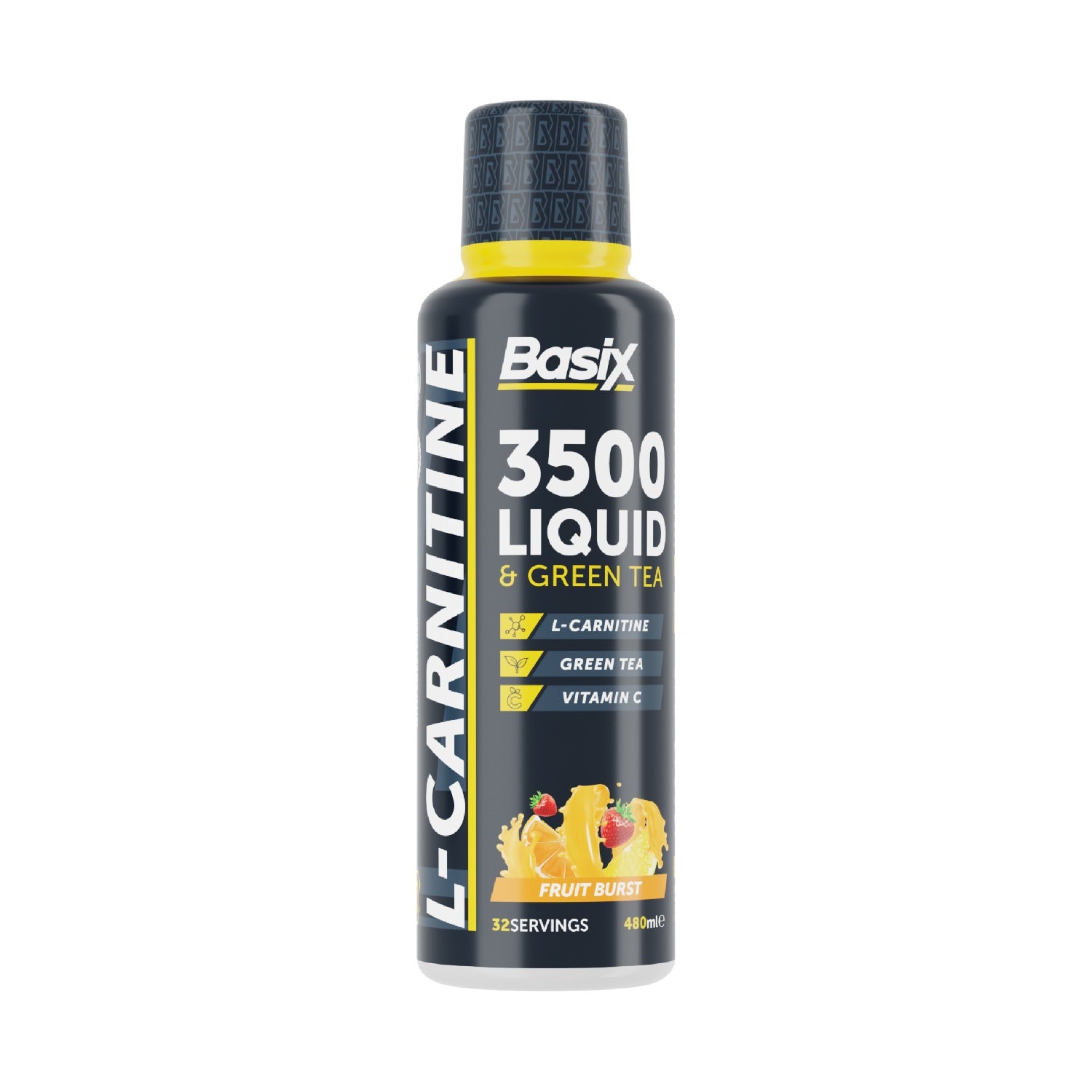 Basix L-Carnitine 3500 Liquid & Green Tea