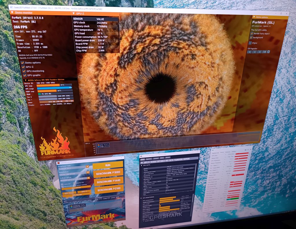 FurMark 2.7 - GeForce RTX 5070