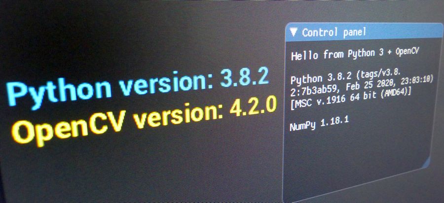 GeeXLab - Python 3 - OpenCV version