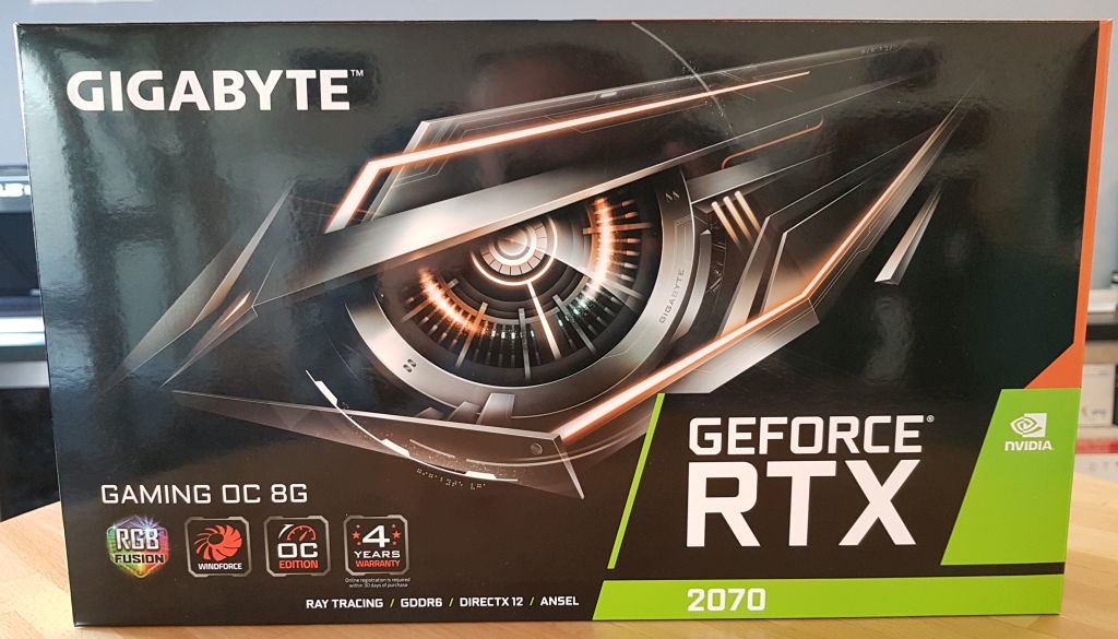 GIGABYTE GeForce RTX 2070 Gaming OC 8GB GDDR6