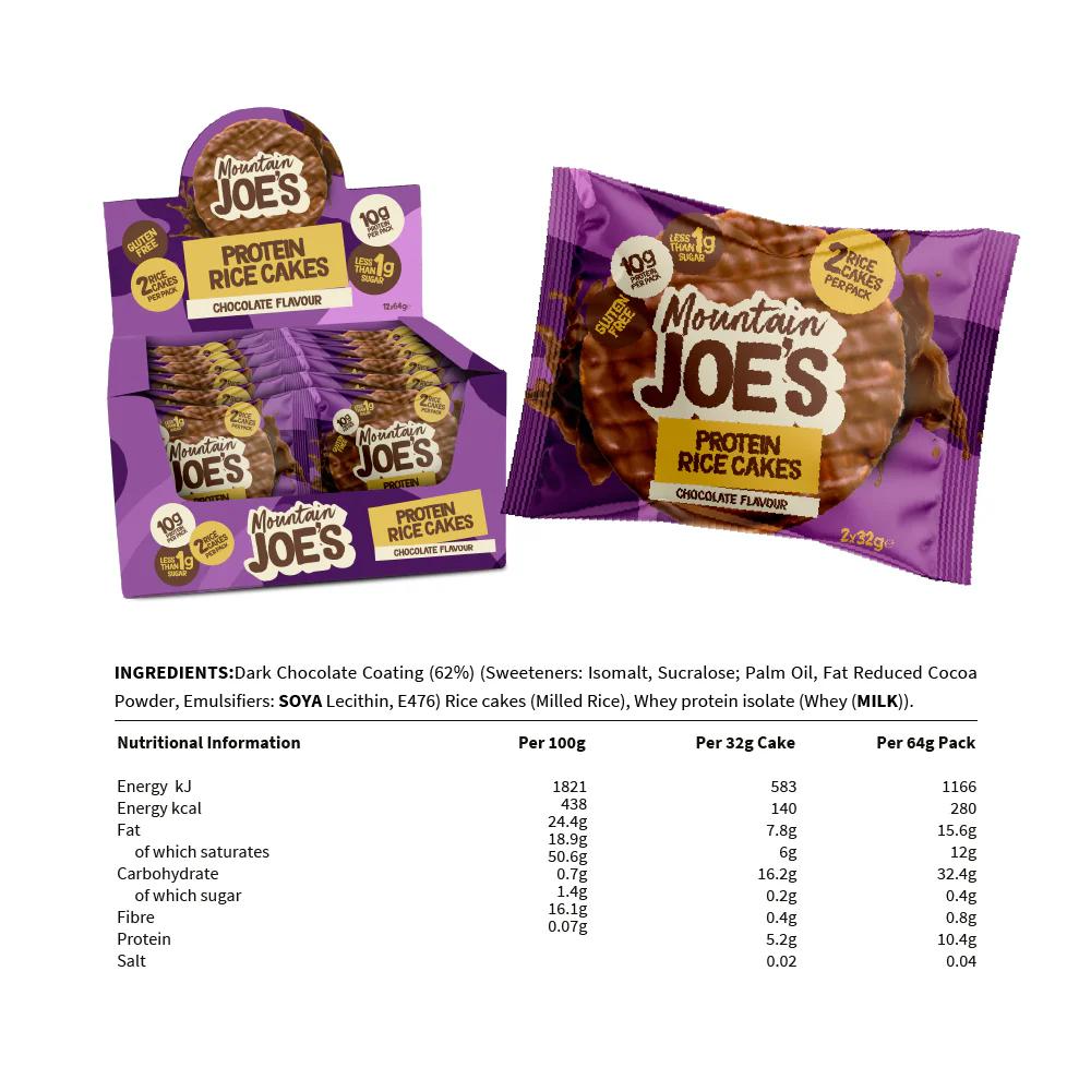Mountain Joe's Protein Rice Cake 64g