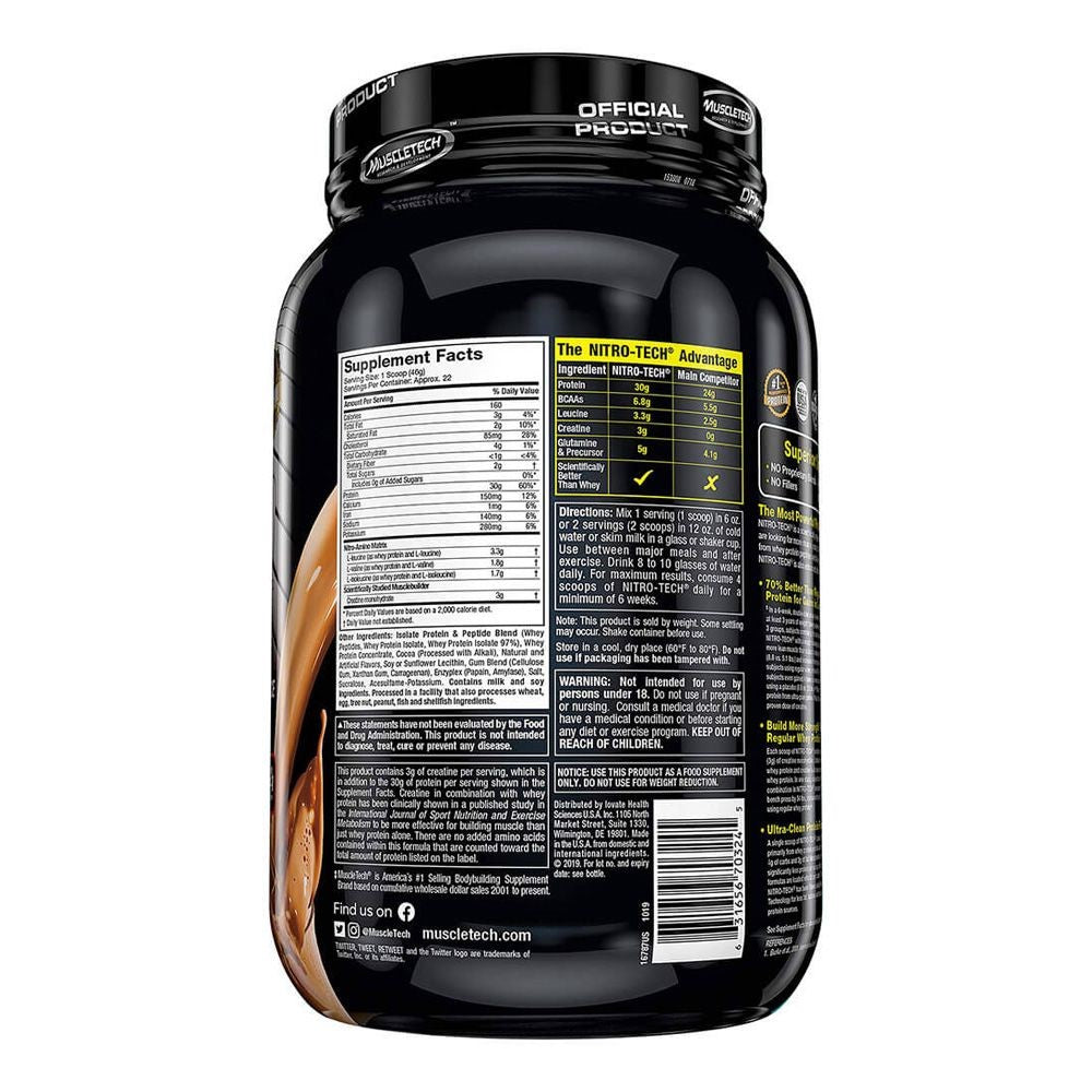 MuscleTech™ Nitro Tech™ Performance Series Whey