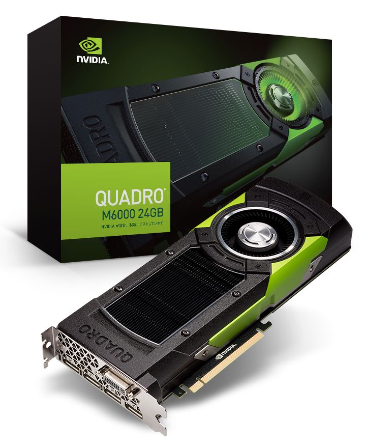 NVIDIA Quadro M6000 with 24GB of Graphics Memory