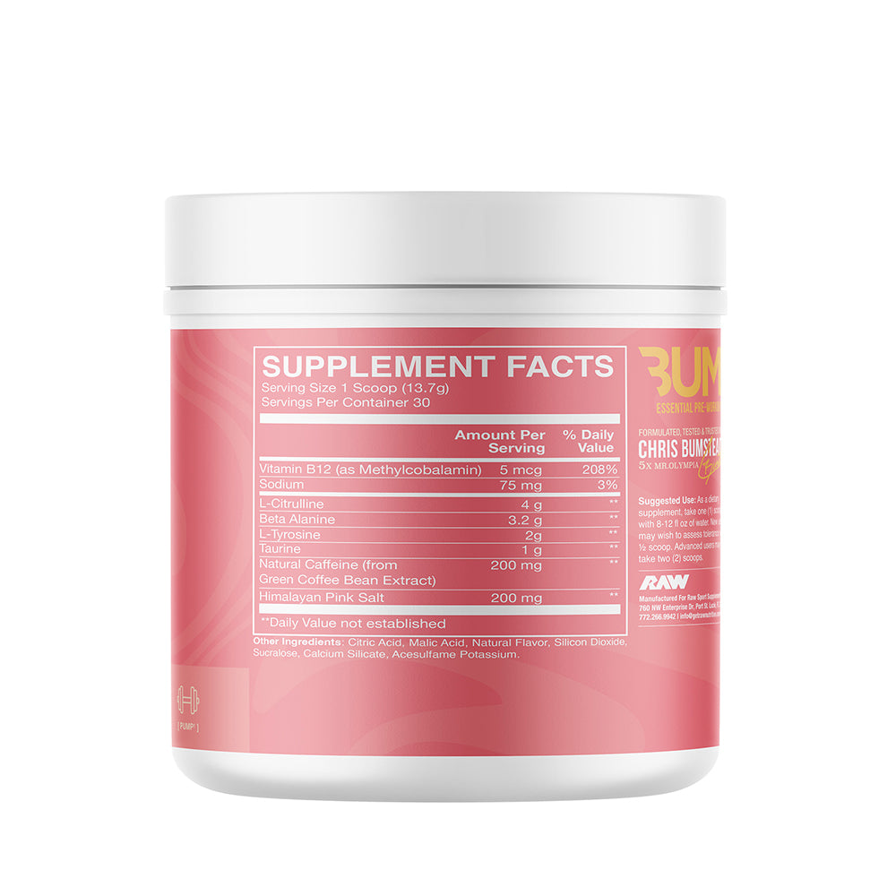 RAW Nutrition BUM Essential Pre-Workout