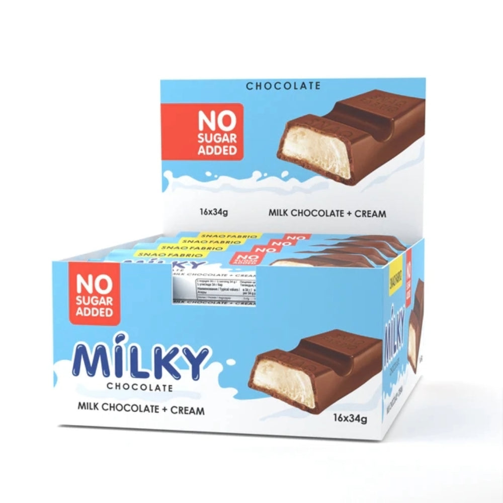 Snaq Fabriq Milky Chocolate Bars Filling 34g