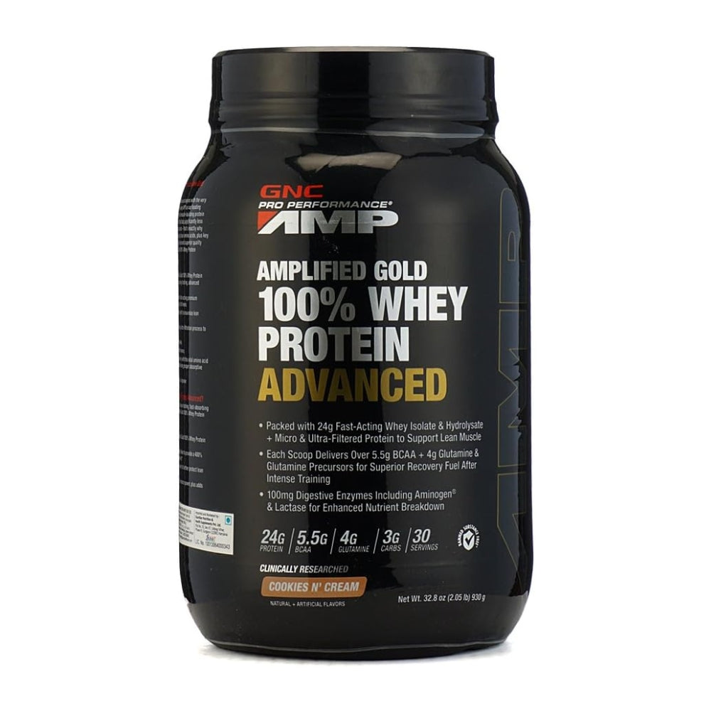 GNC Pro Performance® AMP Gold Series 100% Whey Protein Advanced