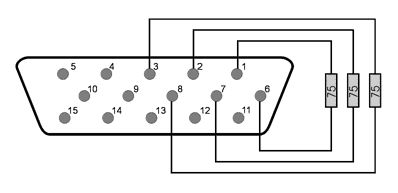 VGA Dummy Plug electronic scheme