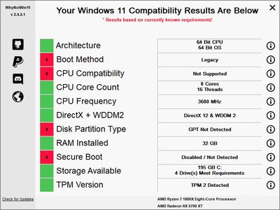 WhyNotWin11 screenshot