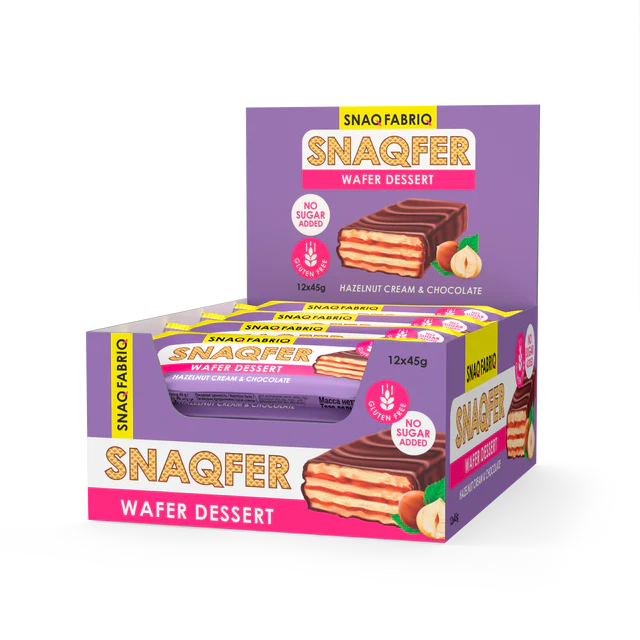 Snaq Fabriq Snaqfer Glazed Wafer Bar 45g
